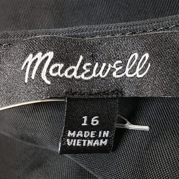 NWT Madewell Brushed Ruched-Front Top Women's V Neck Long Sleeve 16 - Picture 7 of 8